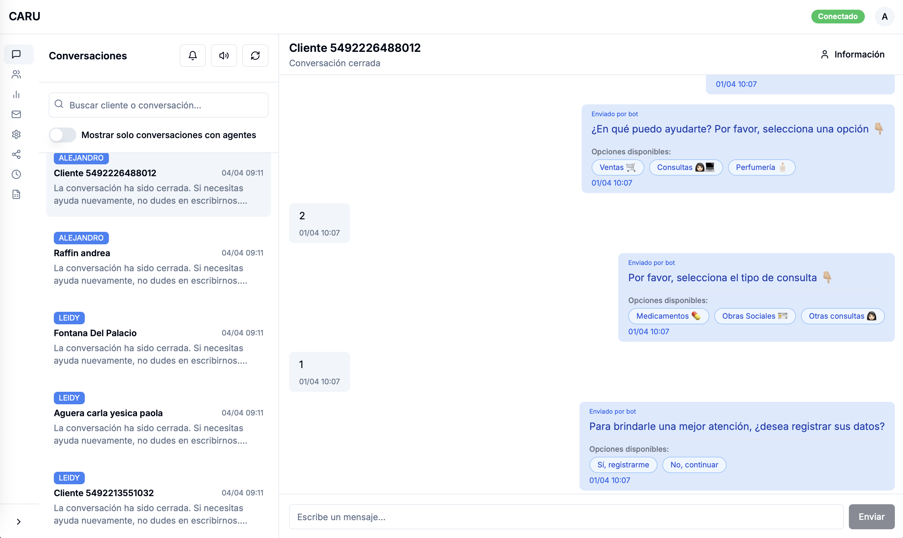 WhatsApp Bot Admin Dashboard